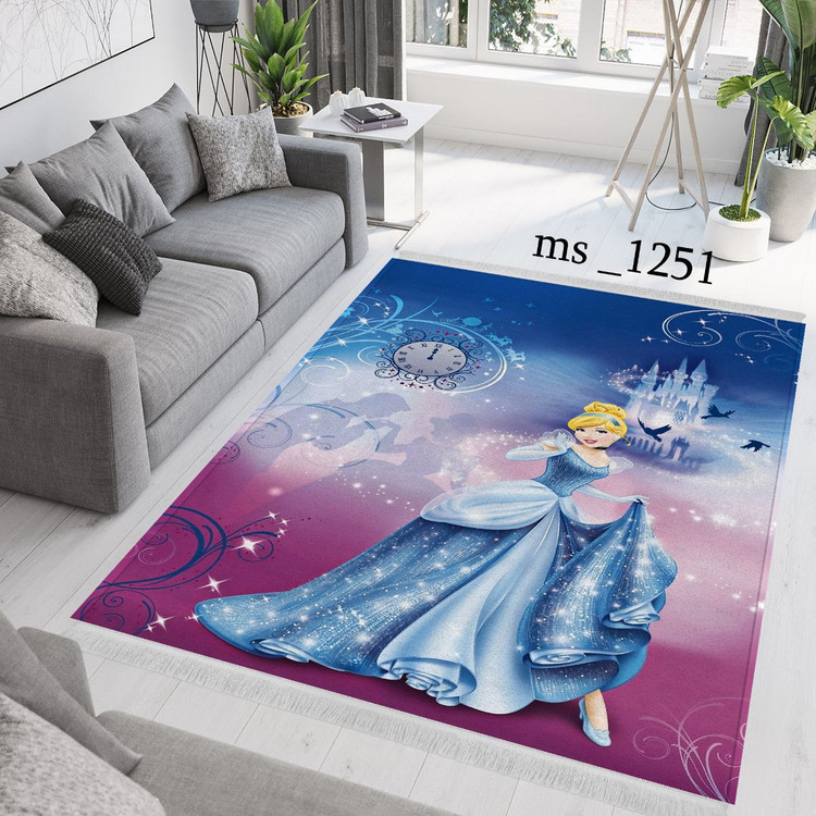 فرشینه اتاق کودک طرح سفید برفی کد 1251